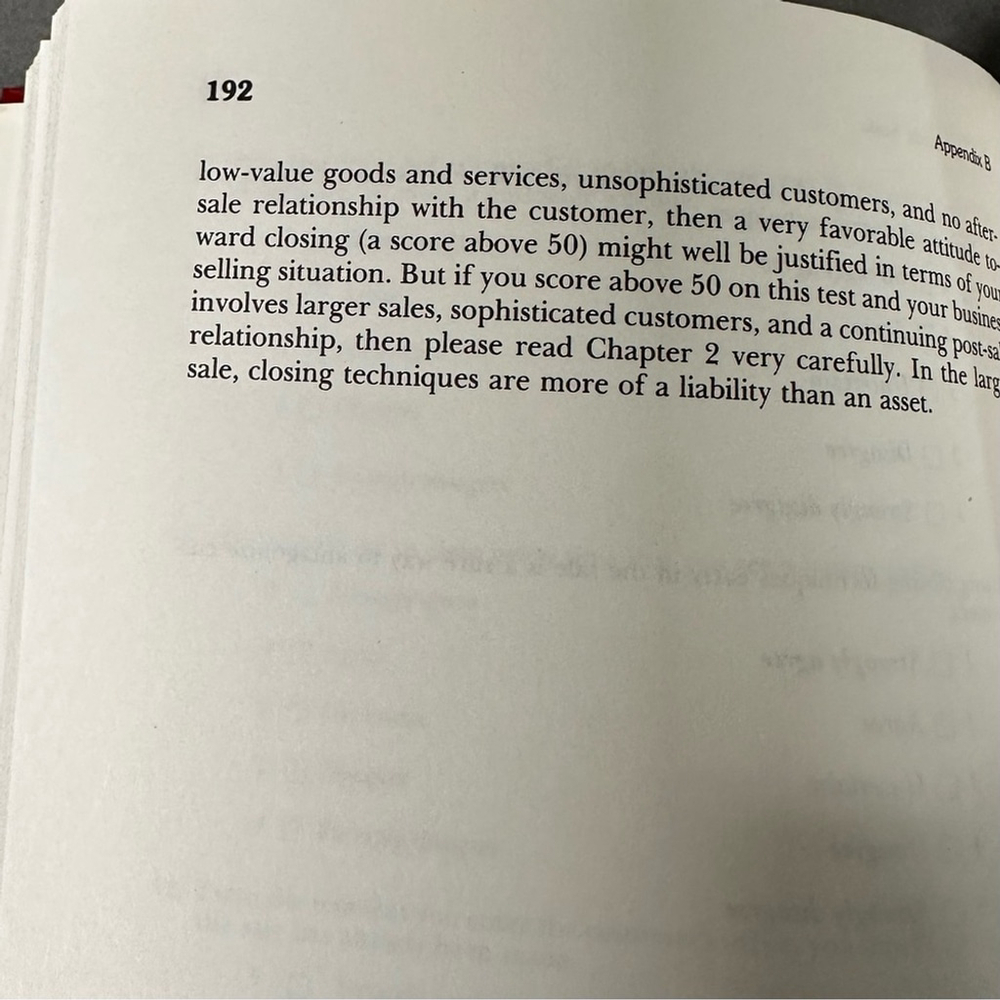 NEIL RACKHAM SPIN Selling Sales Method Hardcover - Picture 5 of 6